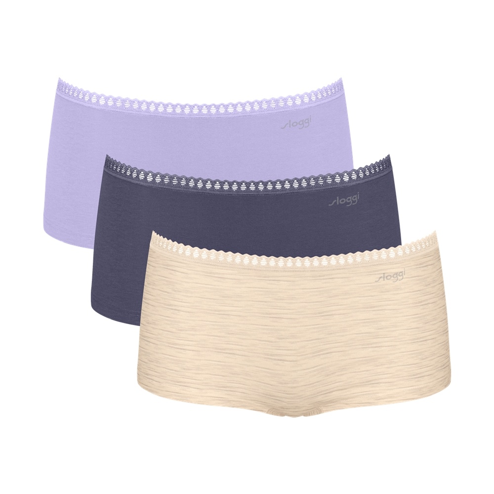 Sloggi Go Crush Short Γυναικεία Μπόξερ 3ΤΜΧ Βαμβακερά
