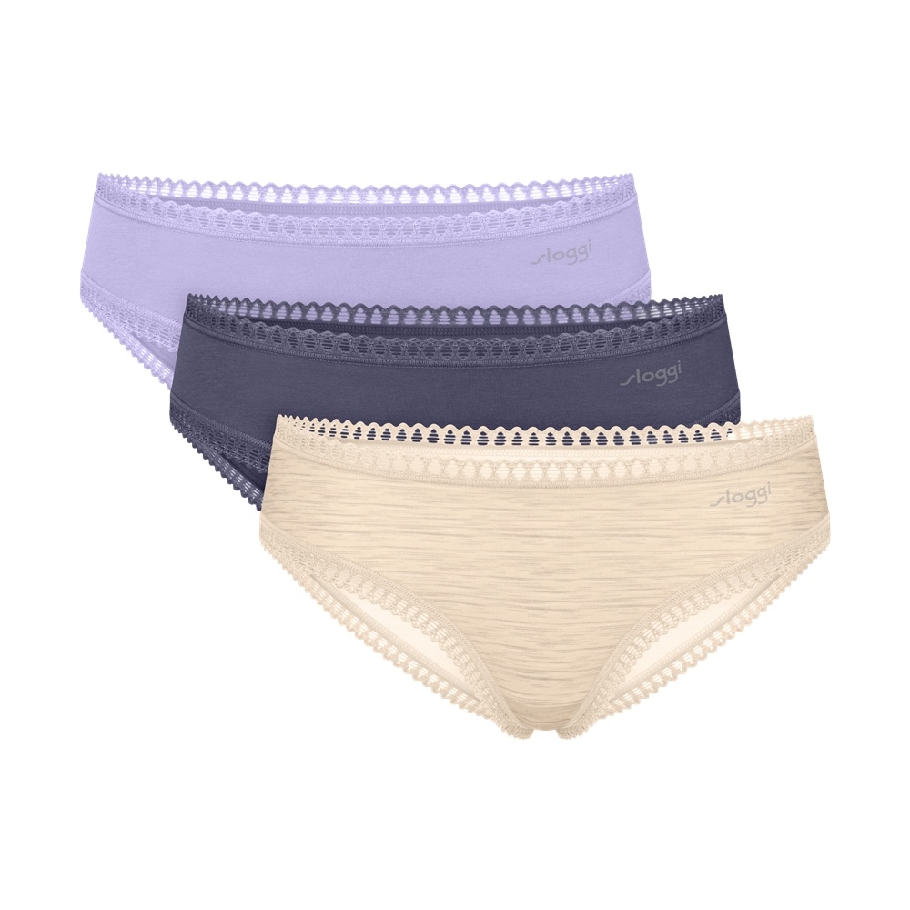 Sloggi Go Crush Hipster Γυναικεία Κυλοτάκια 3ΤΜΧ Βαμβακερά