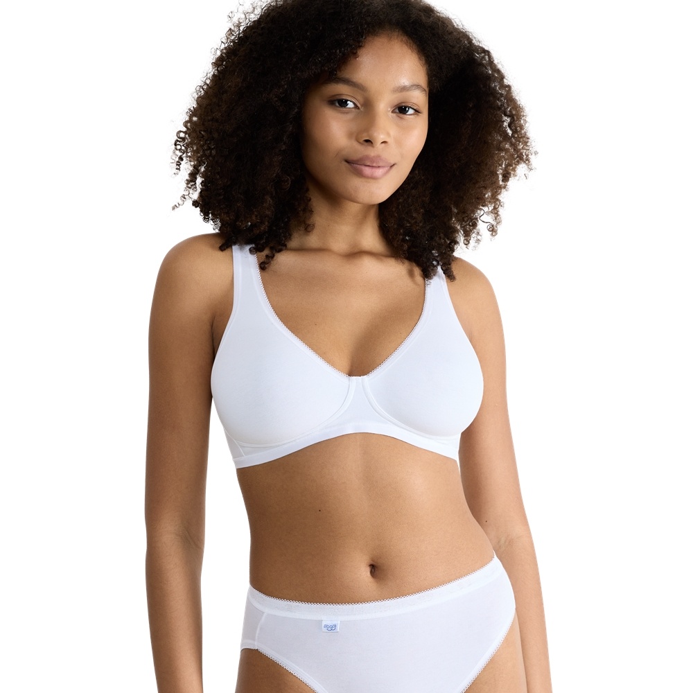 Sloggi Basic+Soft Bra Γυναικείο Σουτιέν Χωρίς Μπανέλα Χωρίς Ενίσχυση Βαμβακερό Cup B-C