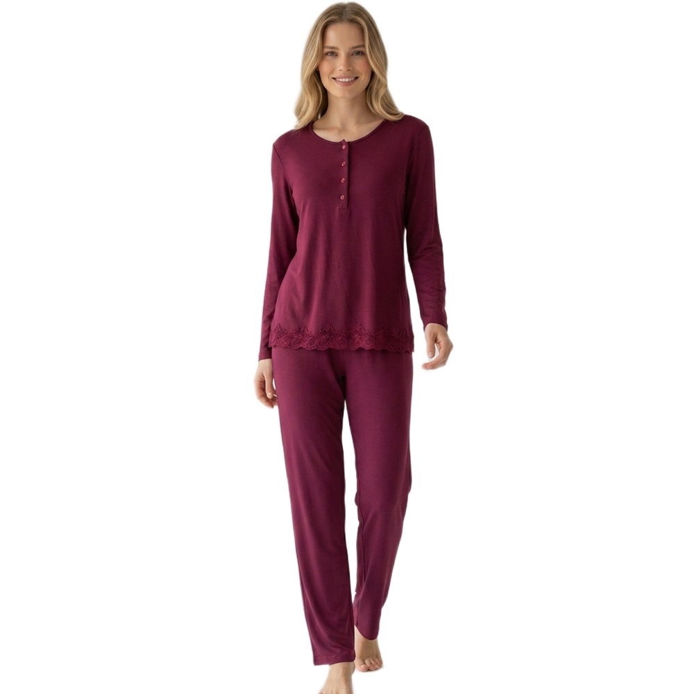 Harmony Γυναικεία Χειμερινή Πυζάμα Micromodal Regular fit