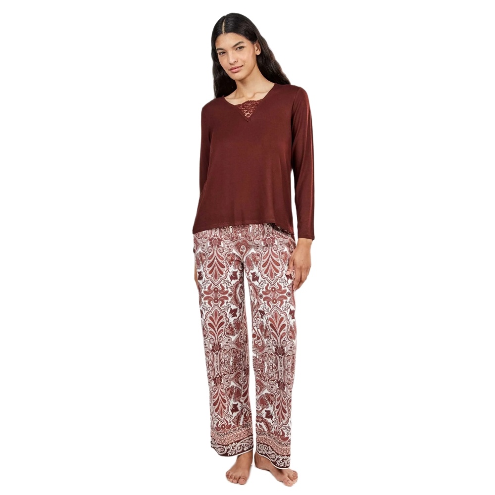 Gisela Γυναικεία Χειμερινή Πυζάμα Βαμβάκι/Viscose Regular Fit