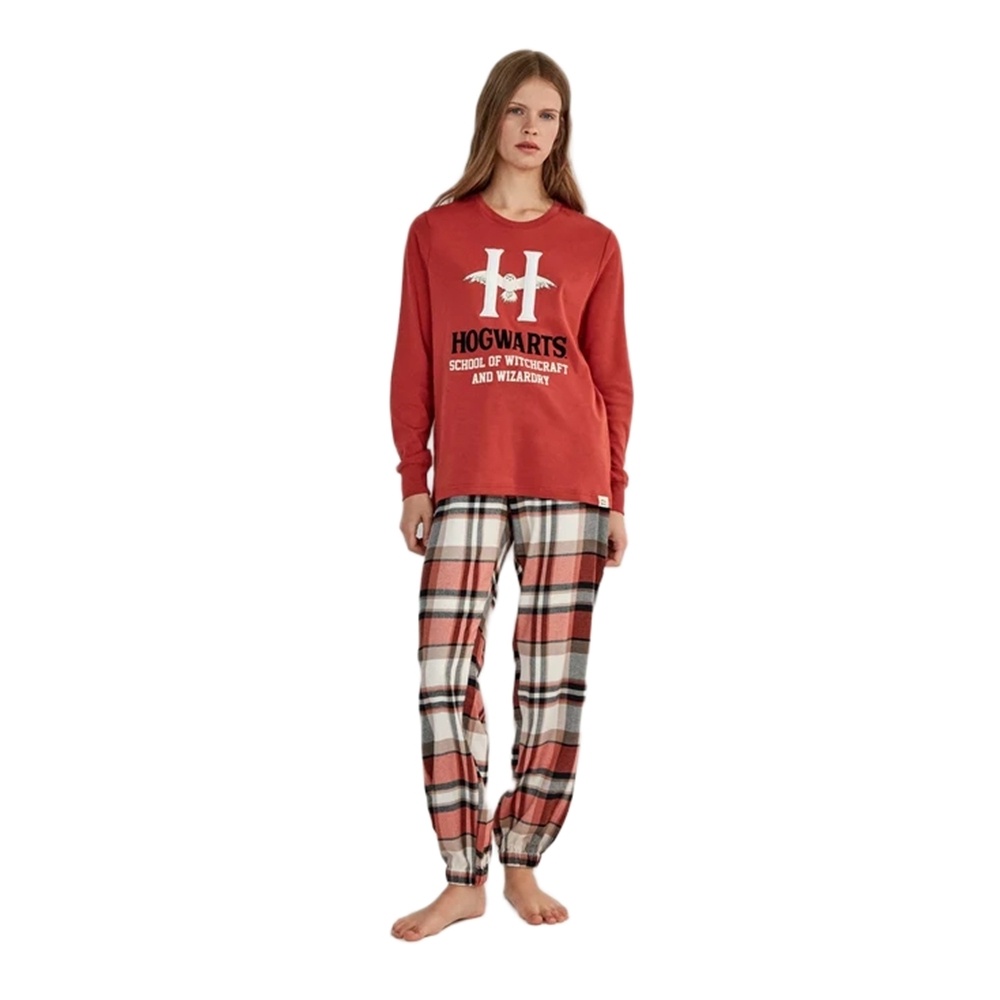 Gisela Γυναικεία Χειμερινή Πυζάμα Με Βαμβάκι Regular Fit