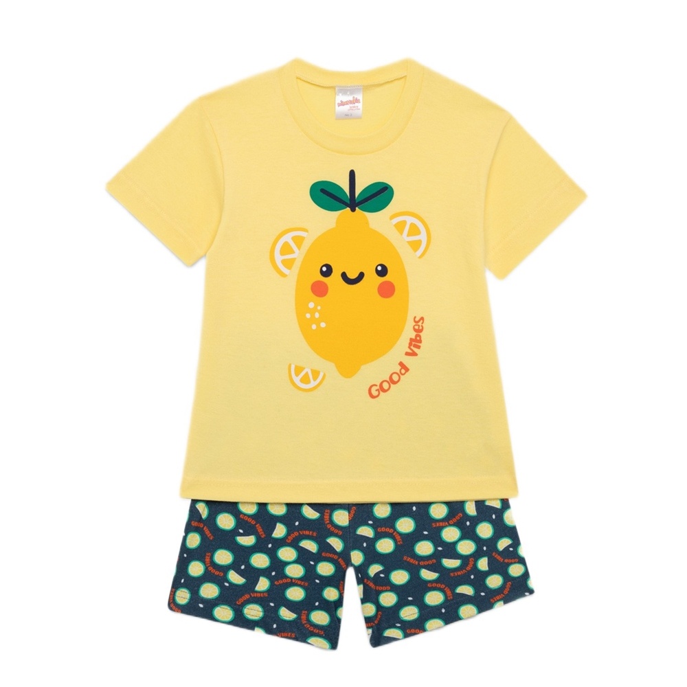 Minerva Baby Αγορίστικη Καλοκαιρινή Πυζάμα Βαμβάκι Regular Fit