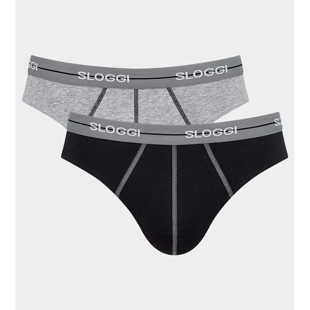 Sloggi Men Start Mini Ανδρικά Σλιπ 2ΤΜΧ Βαμβάκι