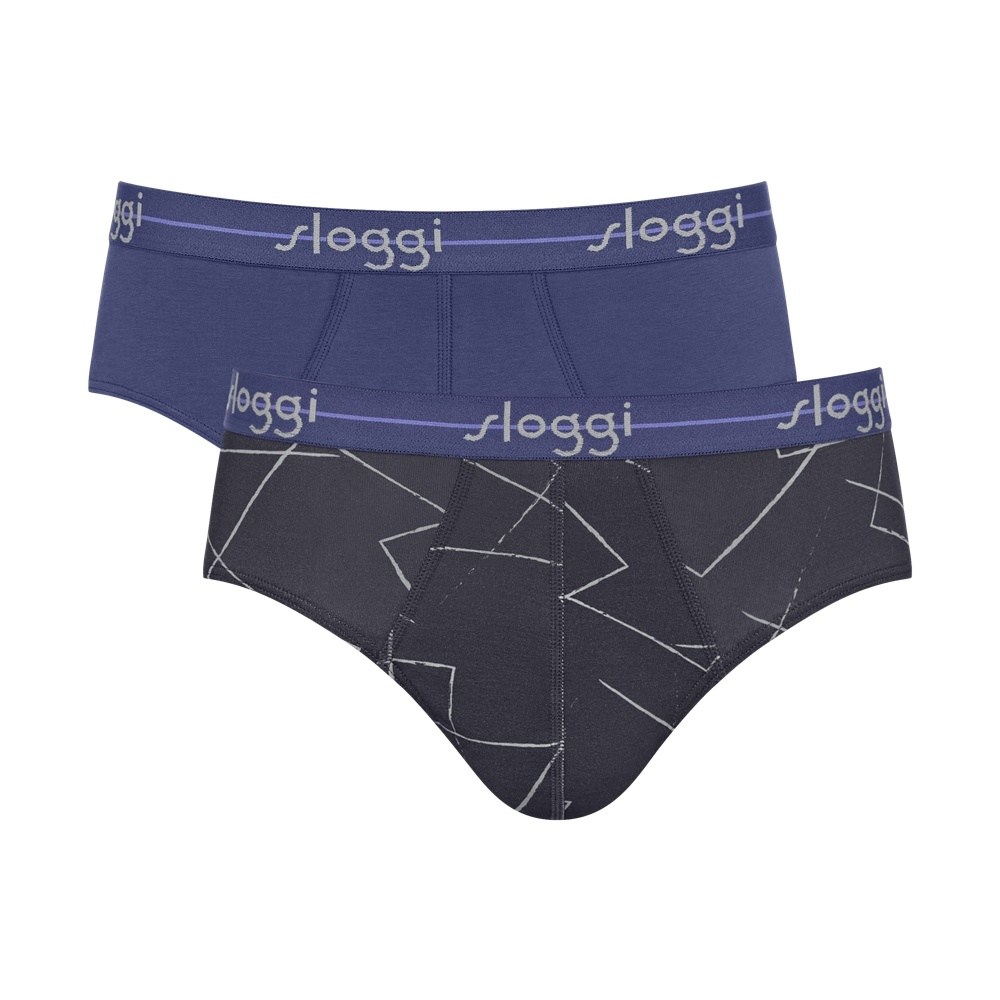 Sloggi Men Start Midi Ανδρικά Σλιπ 2ΤΜΧ Βαμβάκι