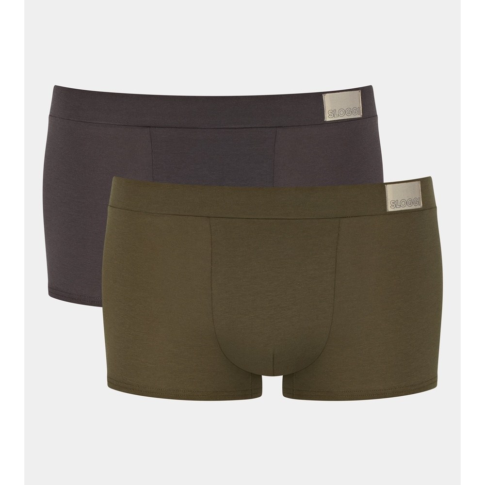 Sloggi Men Go Natural H Hipster Μπόξερ 2ΤΜΧ