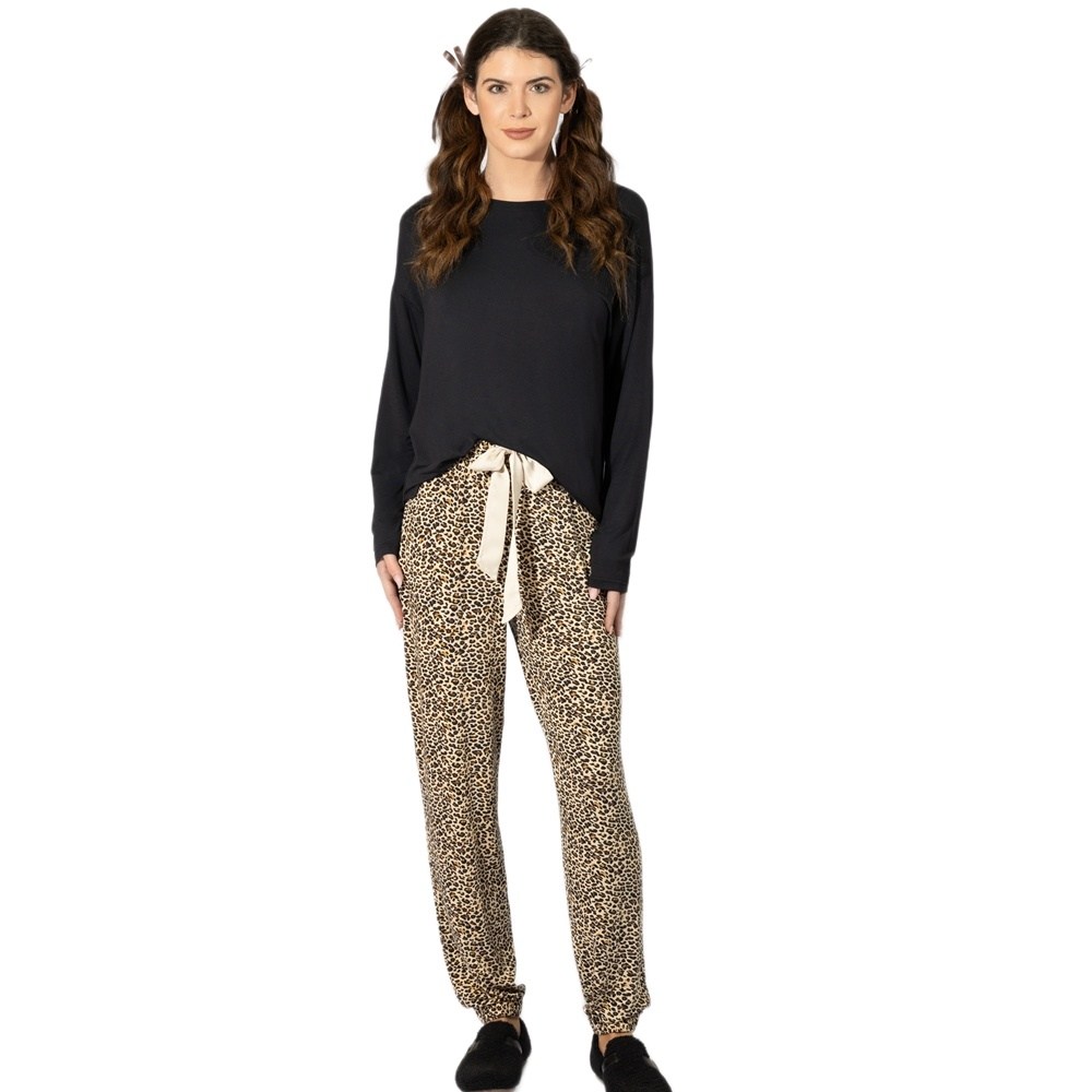 Harmony Γυναικεία Χειμερινή Πυζάμα Micromodal Regular Fit