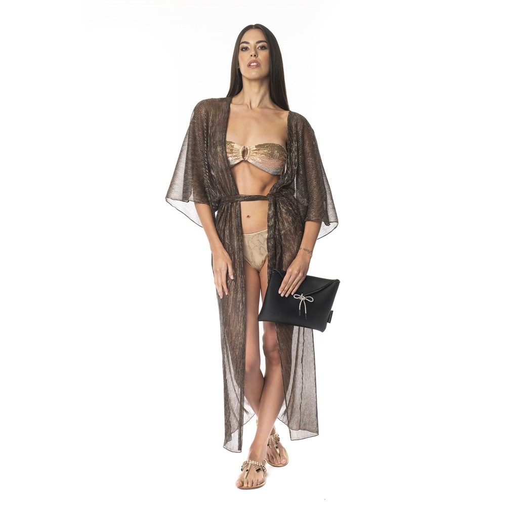 ACQUADICOCCO Γυναικείo Καφτάνι Beachwear Regular Size +Τσαντάκι Δώρο