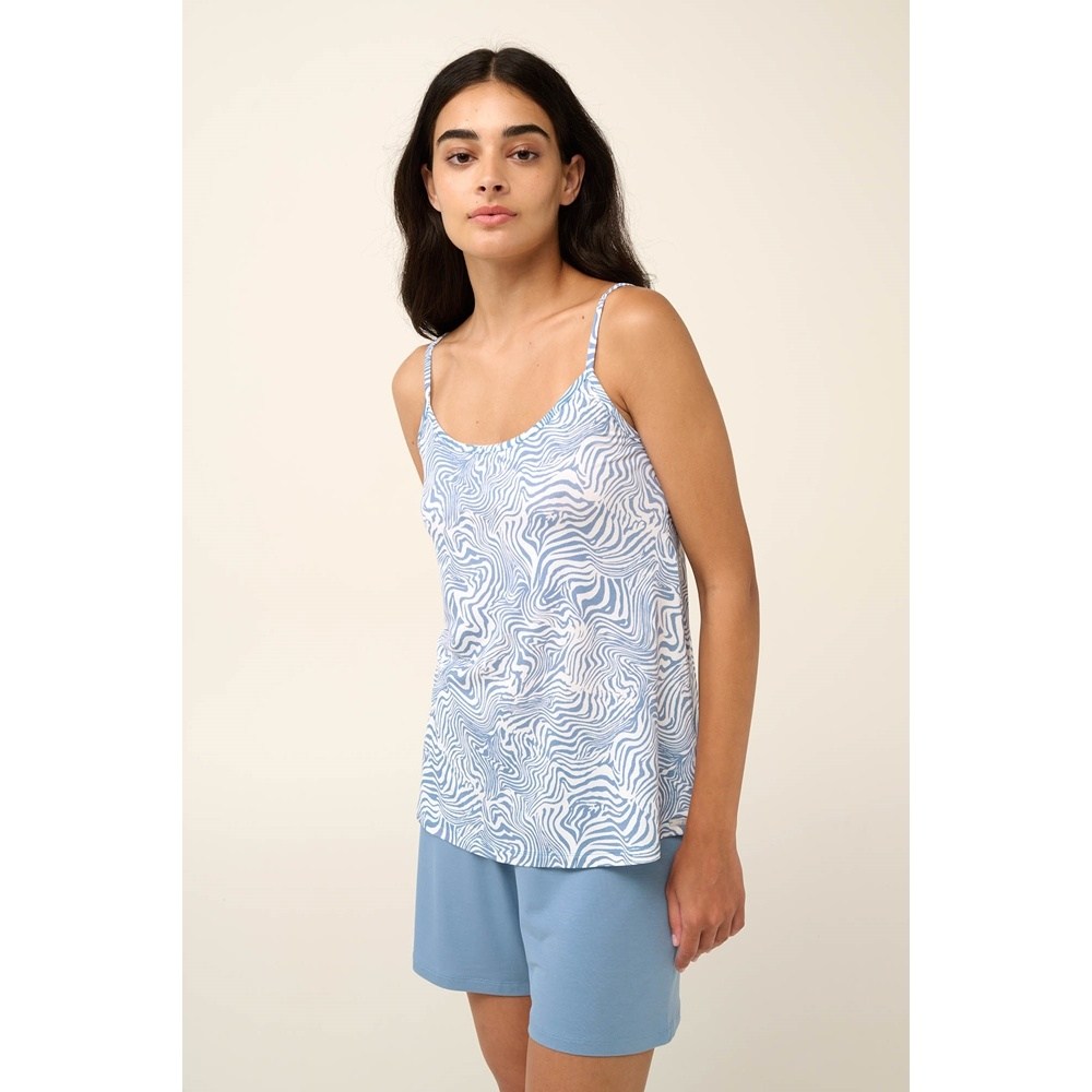 Vamp Γυναικεία Καλοκαρινή Πυζάμα Micromodal Regular Fit