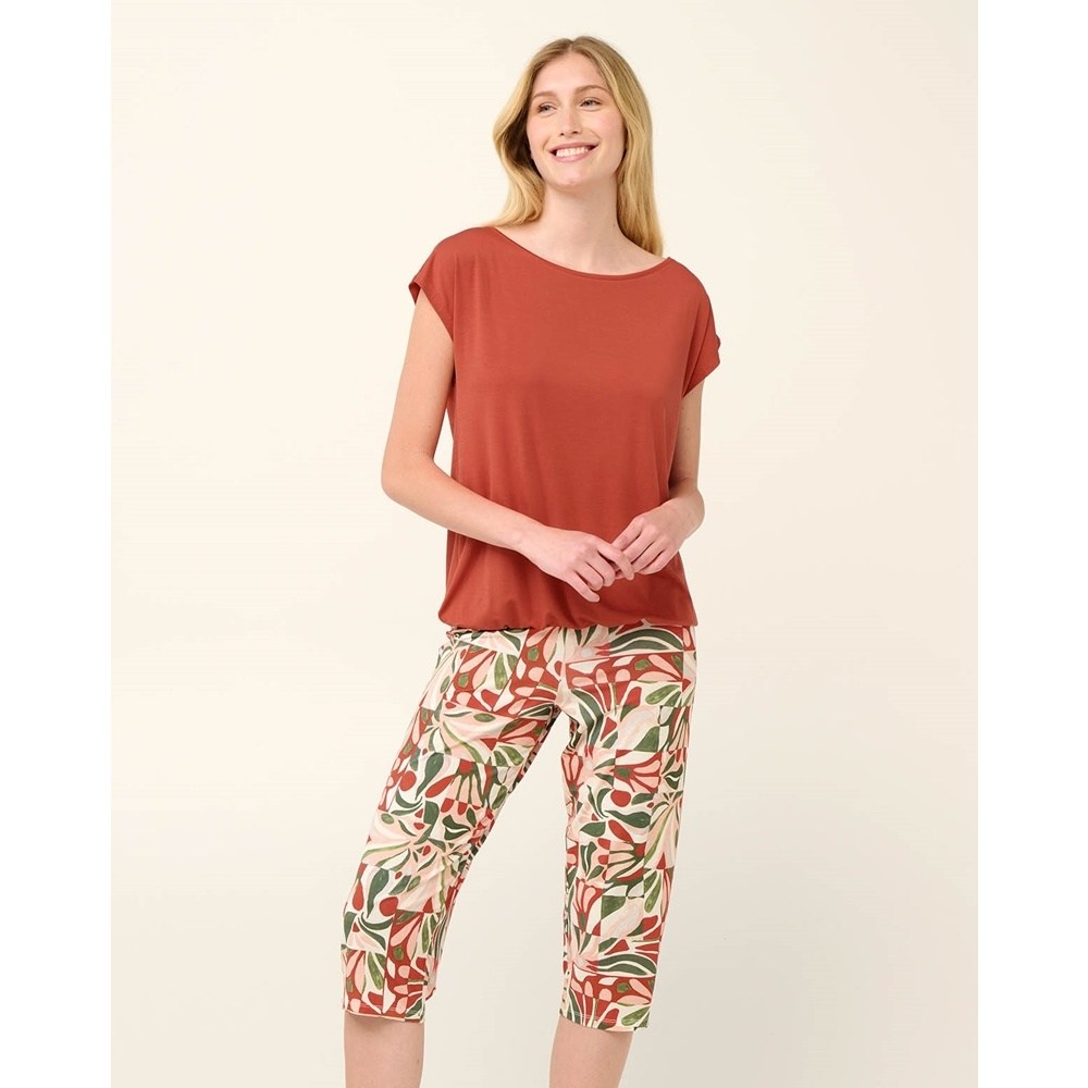Vamp Γυναικεία Καλοκαρινή Πυζάμα Micromodal Regular Fit