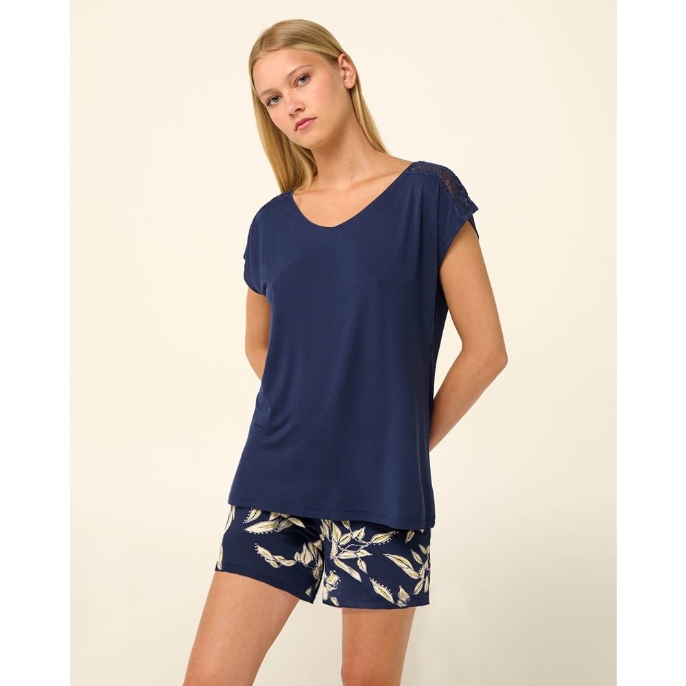Vamp Γυναικεία Καλοκαρινή Πυζάμα Micromodal Regular Fit