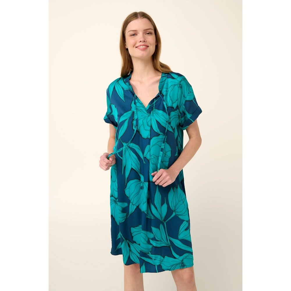 Vamp Γυναικείο Καλοκαιρινό Φόρεμα Θαλάσσης Viscose Regular Fit