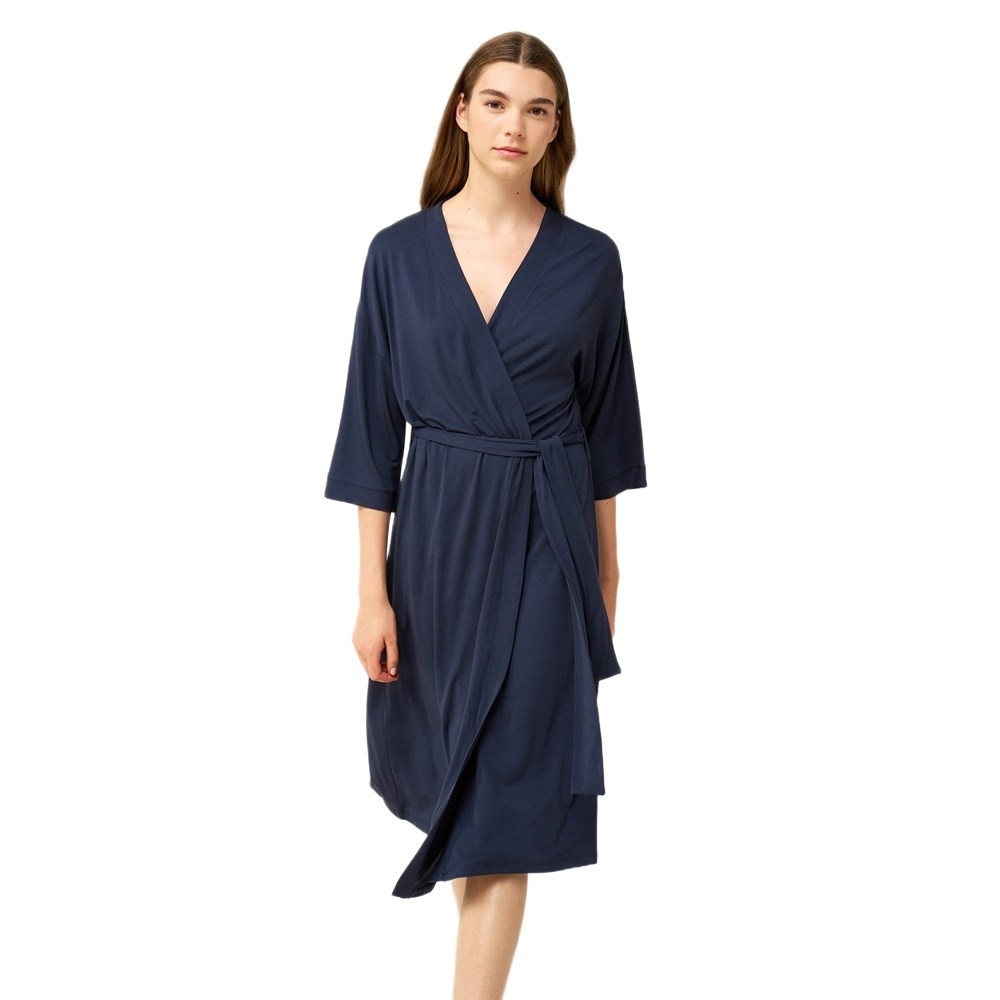 Vamp Γυναικεία Καλοκαιρινή Ρόμπα Micromodal Regular Fit