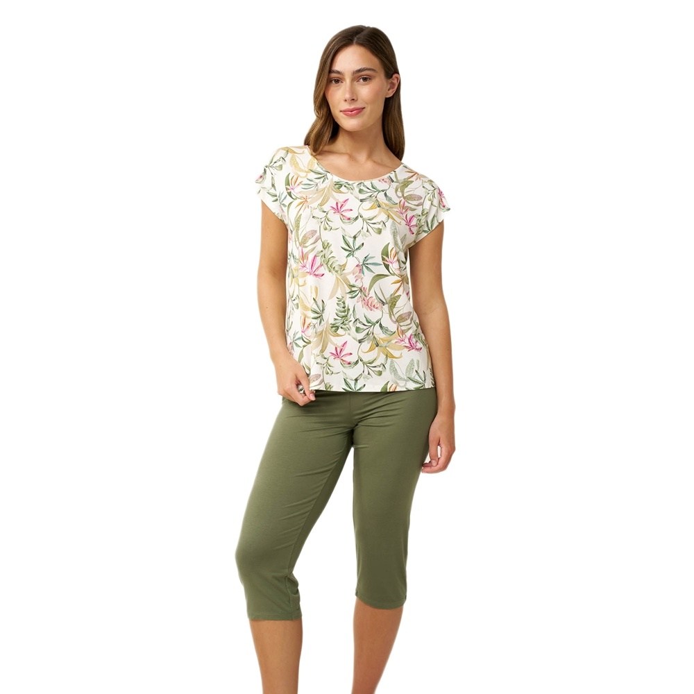 Vamp Γυναικεία Καλοκαρινή Πυζάμα Micromodal Regular Fit