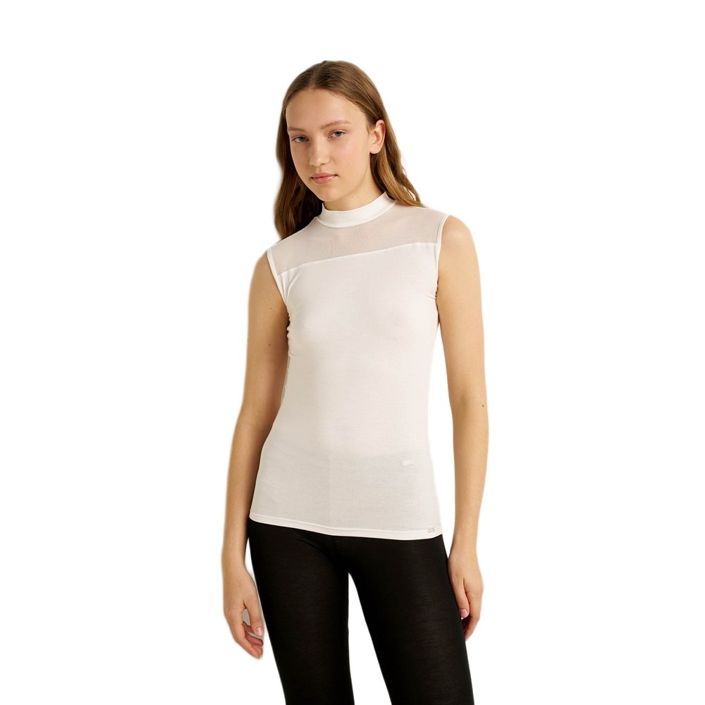 Vamp Γυνακείο Φανελάκι/Τοπ Micromodal Regular Fit