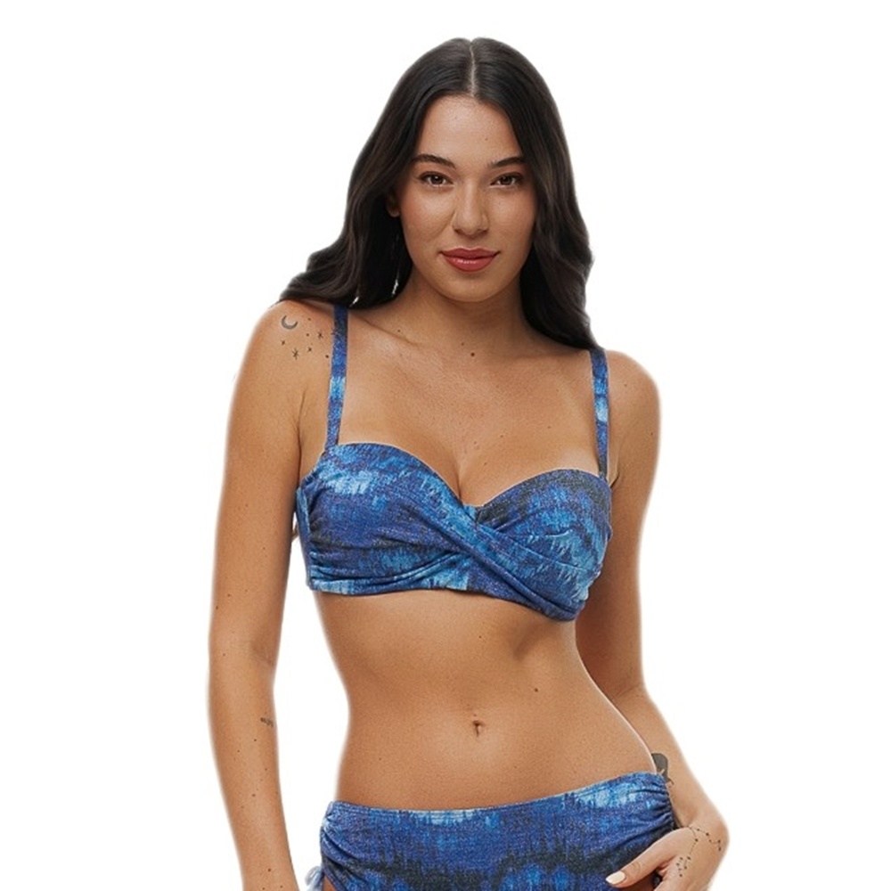 Bluepoint Γυναικείο Μαγιώ Σουτιέν Cup D Regular Fit