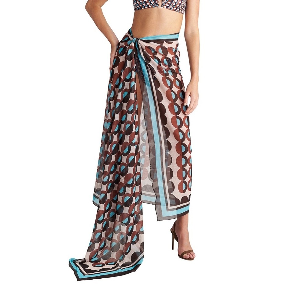 Blu4U Γυναικείο Παρεό Beachwear Regular Fit