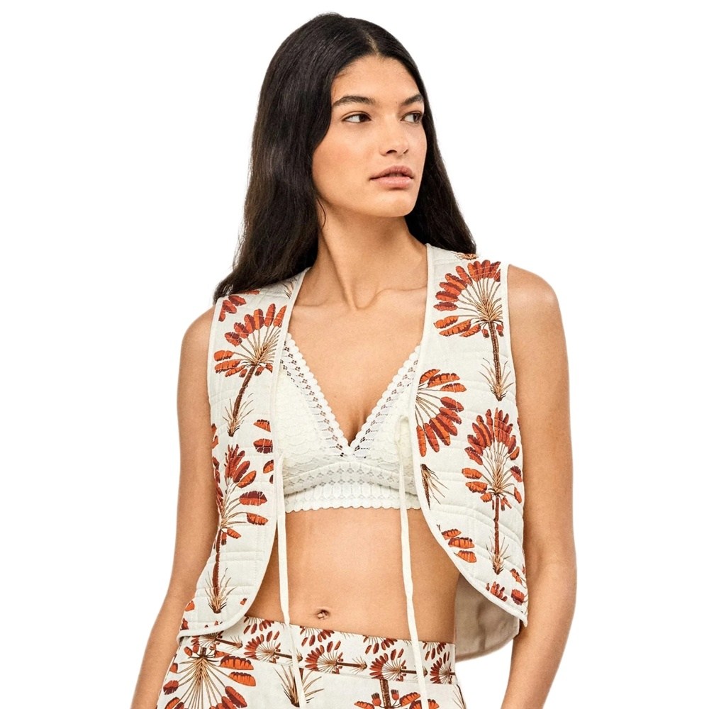 Gisela Γυναικείο Καλοκαιρινό Γιλέκο Viscose Regular Fit