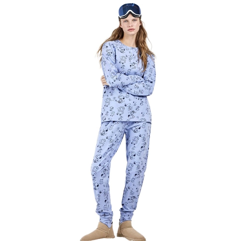 Gisela Γυναικεία Χειμερινή Πυζάμα Με Βαμβάκι Regular Fit