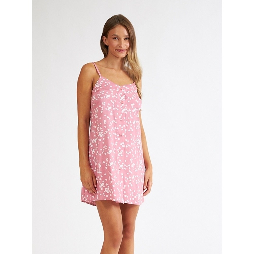 Harmony Γυναικείο Καλοκαιρινό Νυχτικό Viscose Regular Fit