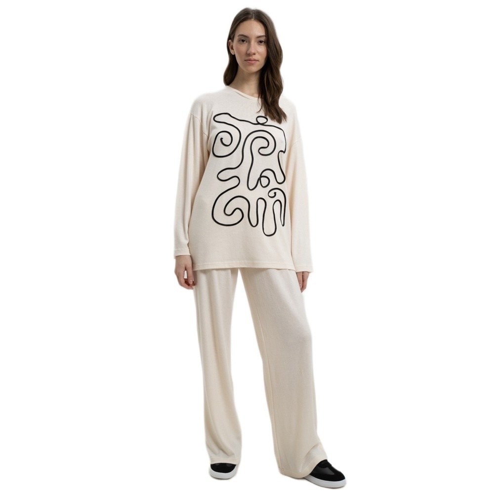 Giota Γυναικείο Χειμερινό Homew21%paear Viscose Regular Fit