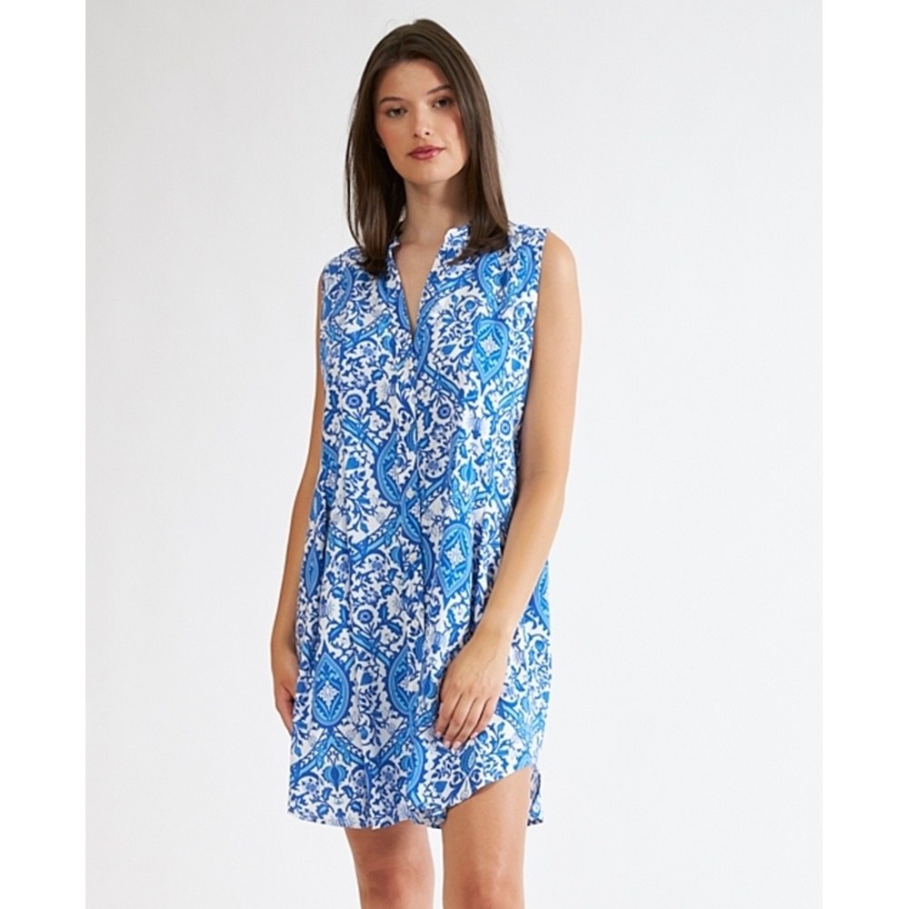 Harmony Γυναικείο Φόρεμα Θαλάσσης- Homewear Viscose Regular Fit