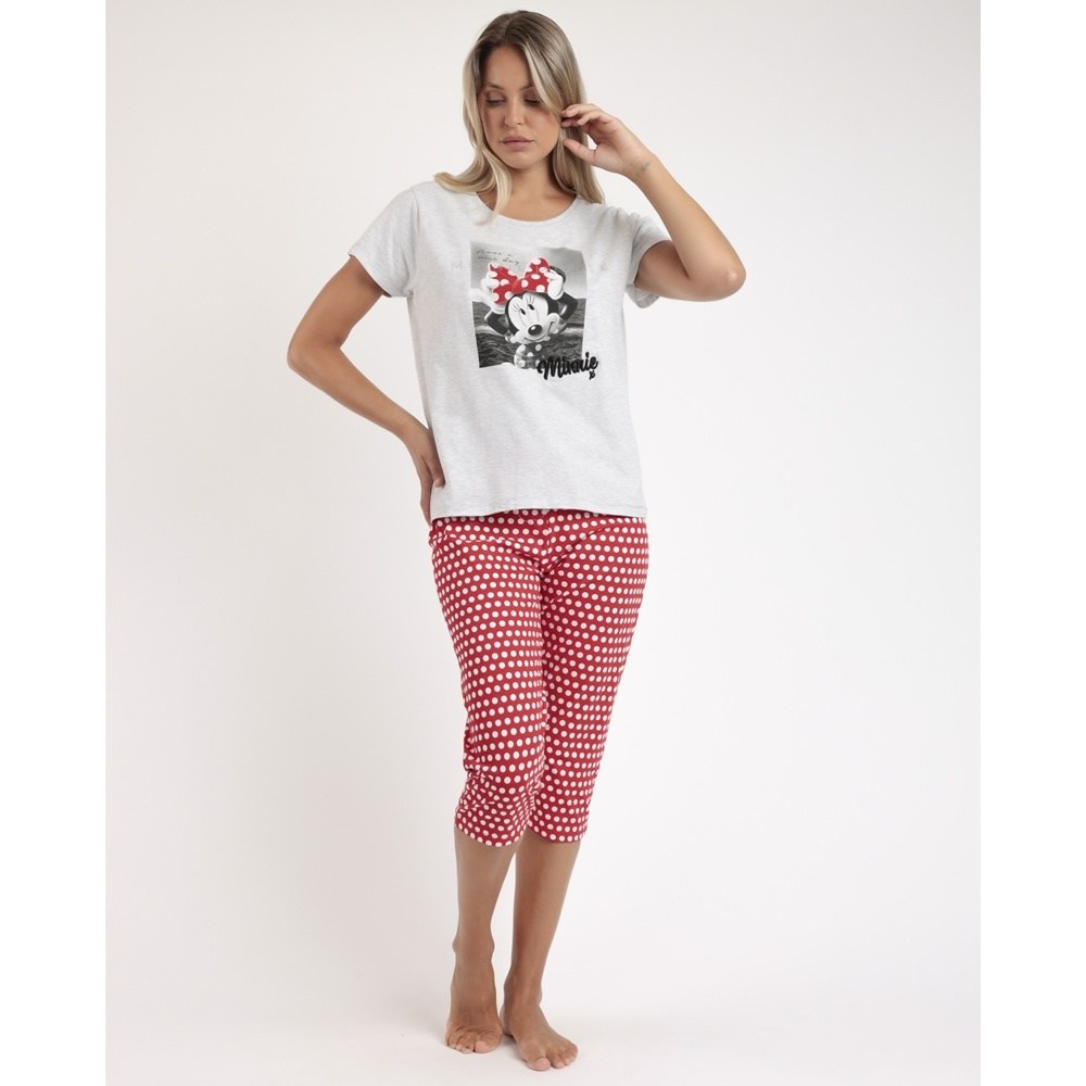 Admas Γυναικεία Καλοκαιρινή Βαμβακερή Πυζάμα Regular Fit