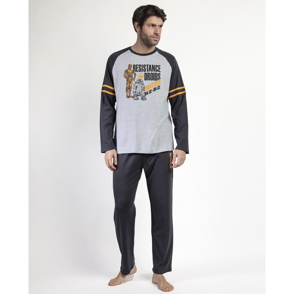 Admas Ανδρική Χειμερινή Πυζάμα Με Βαμβάκι Regular Fit