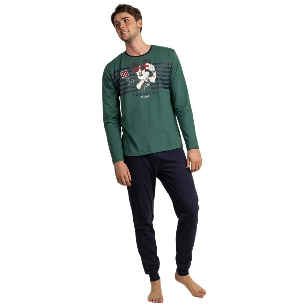 Admas Ανδρική Χειμερινή Βαμβακερή Πυζάμα Regular Fit