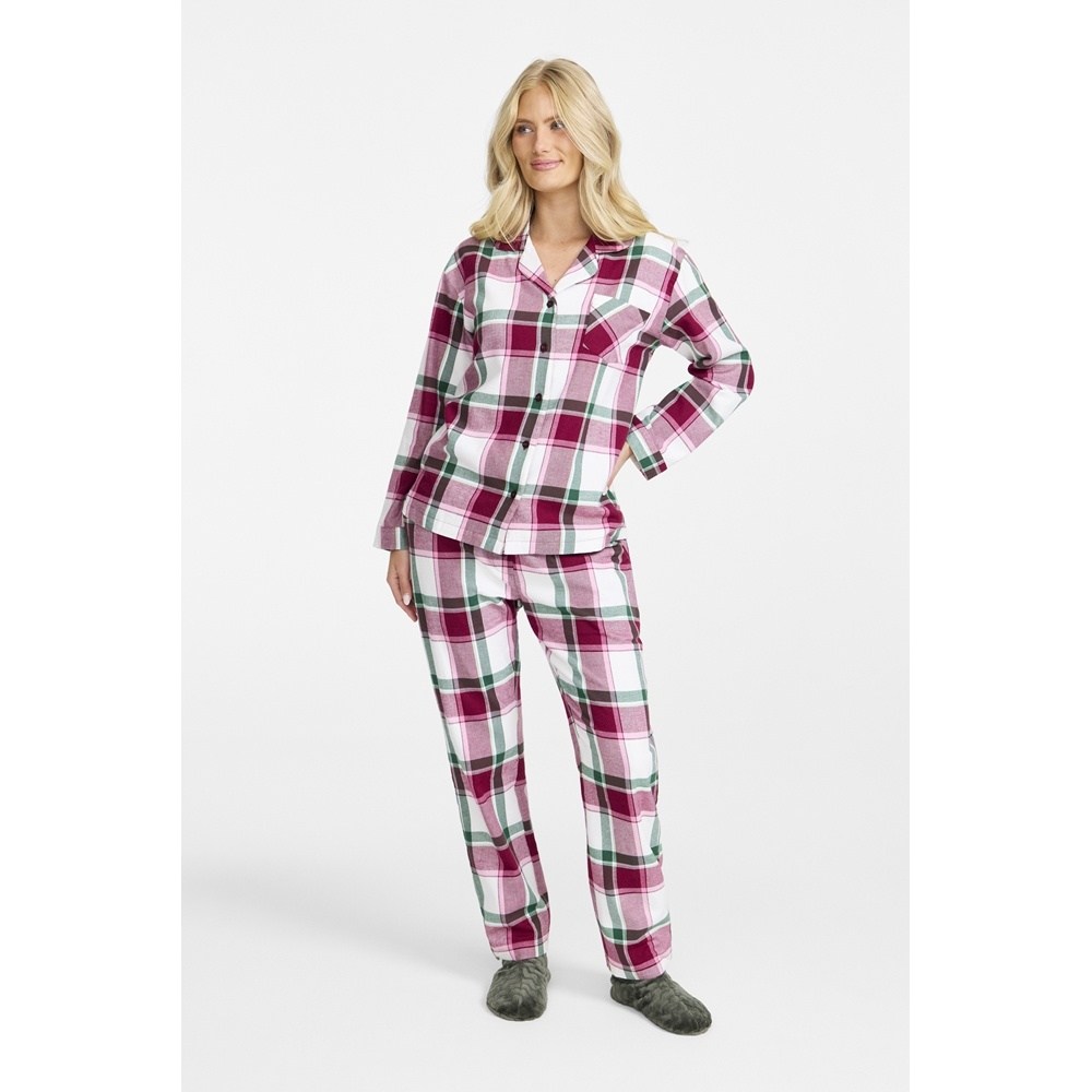 Damella Γυναικεία Χειμερινή Βαμβακερή Πυζάμα Regular Fit