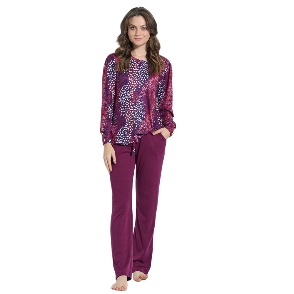 Jeannette Γυναικεία Χειμερινή Φόρμα Homewear Regular Fit