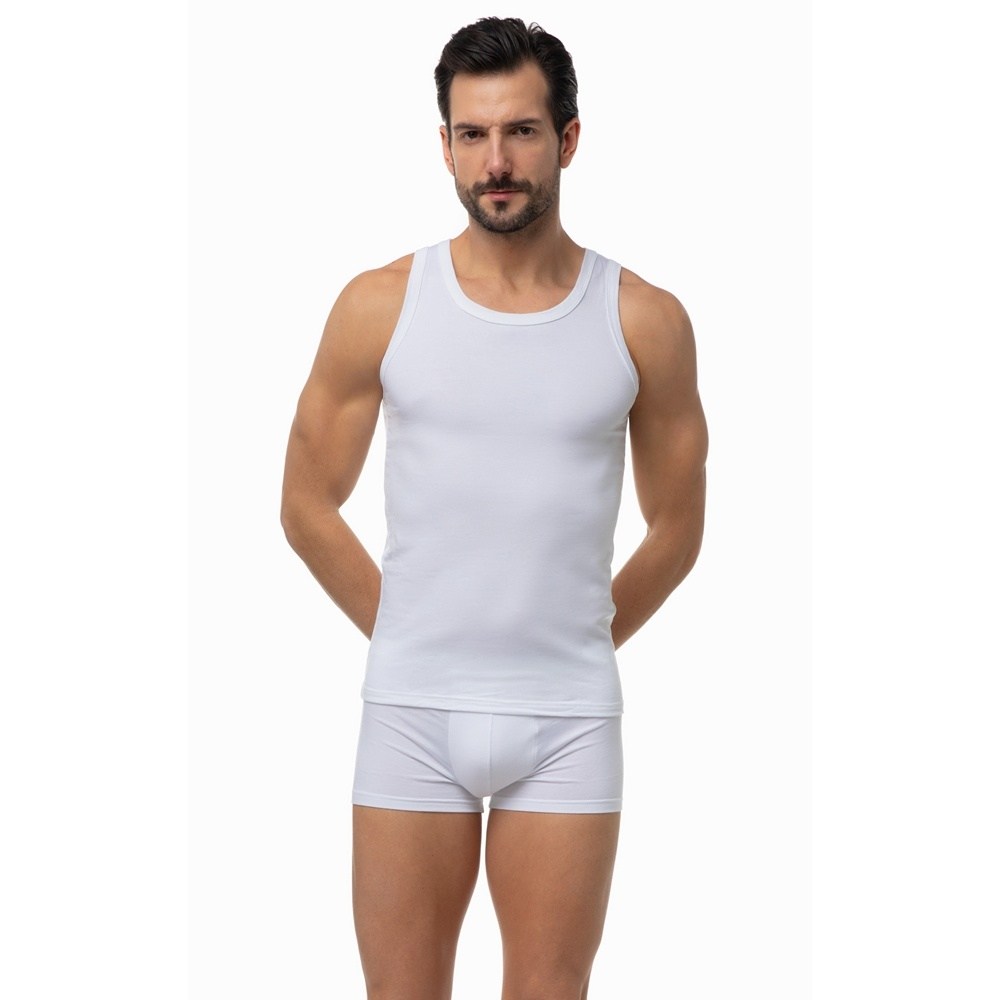 Minerva Ανδρική Αμάνικη Φανέλα Sporties Bamboo