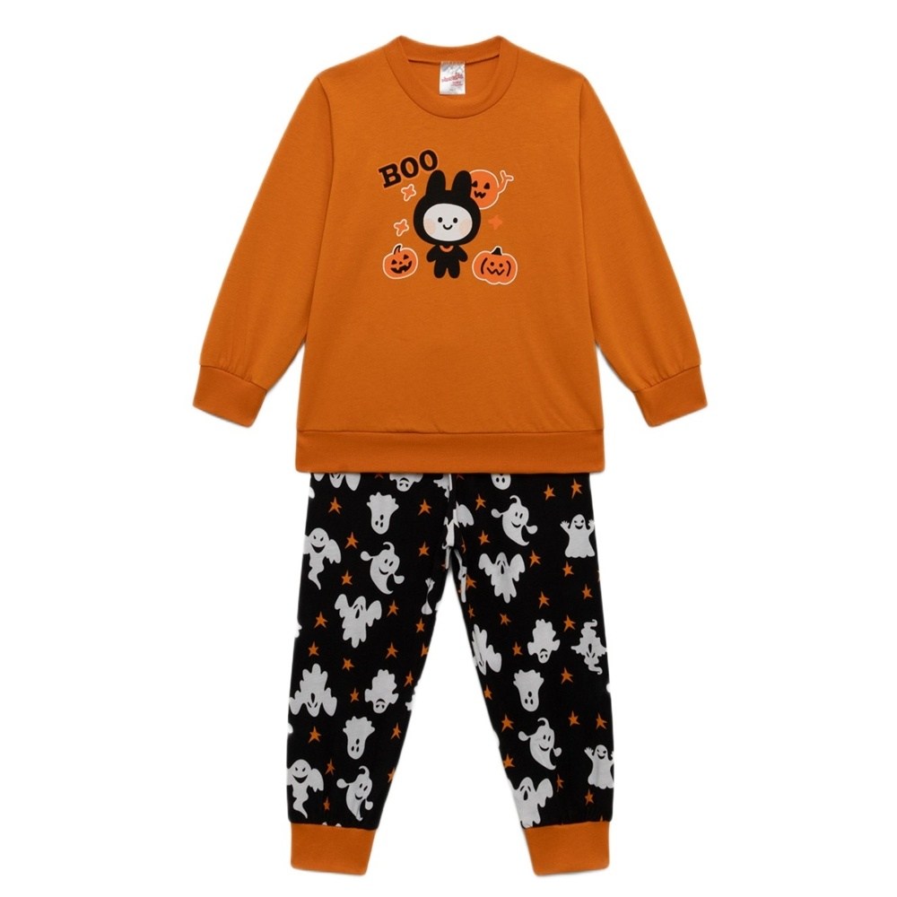 Minerva Baby UNISEX Χειμωνιάτικη Πυζάμα Βαμβάκι
