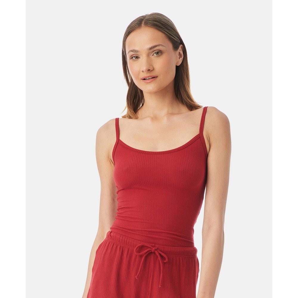 Minerva Cozy Rib Γυν.Φανελάκι Modal Τιραντάκι