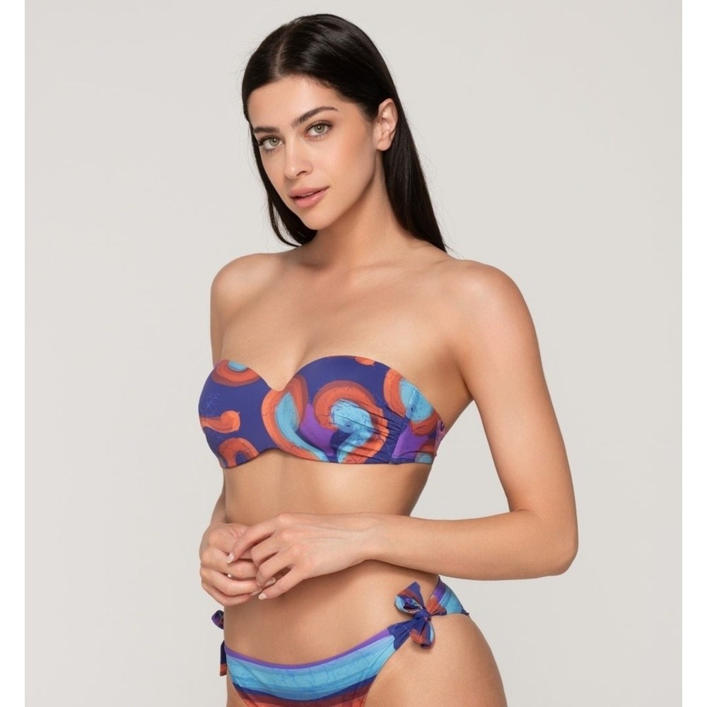 Luna Γυναικείο Μαγιώ Σουτιέν Strapless Cup D