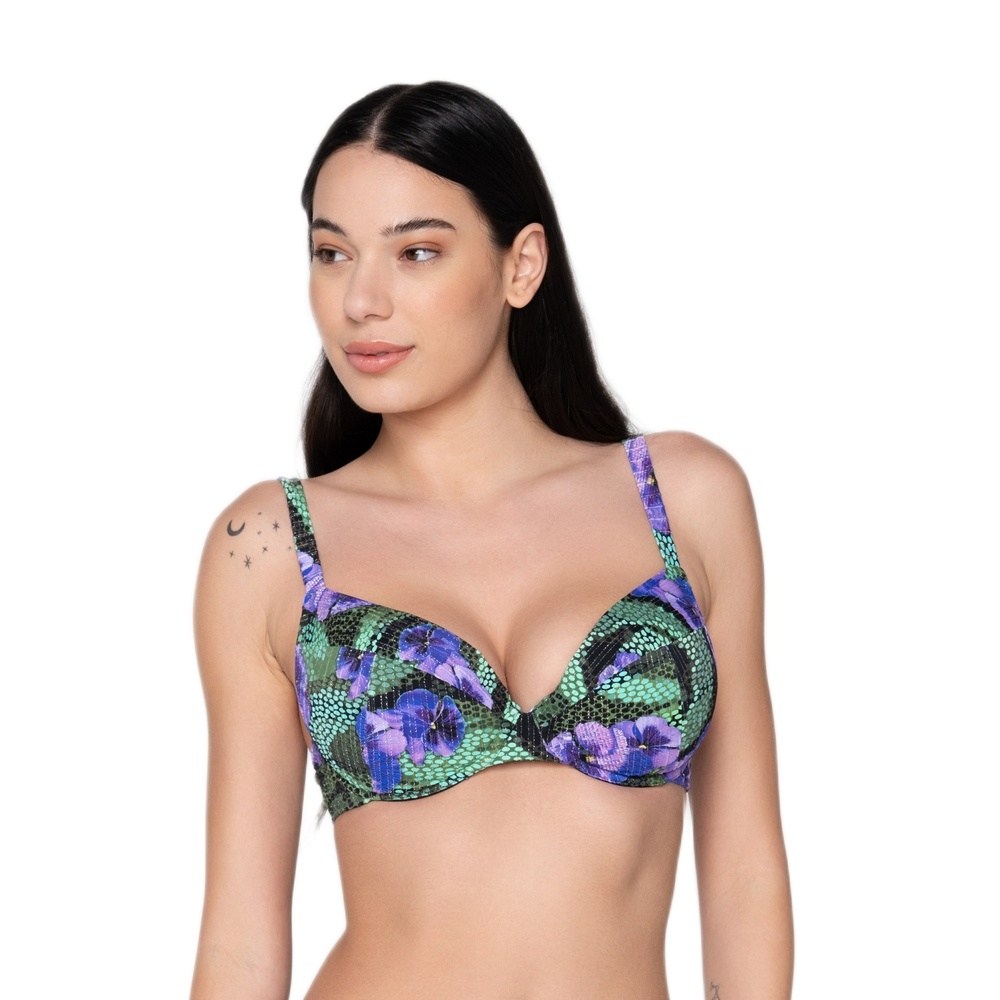 Luna Splendida Γυναικείο Μαγιώ Σουτιέν Cup D Regular Fit