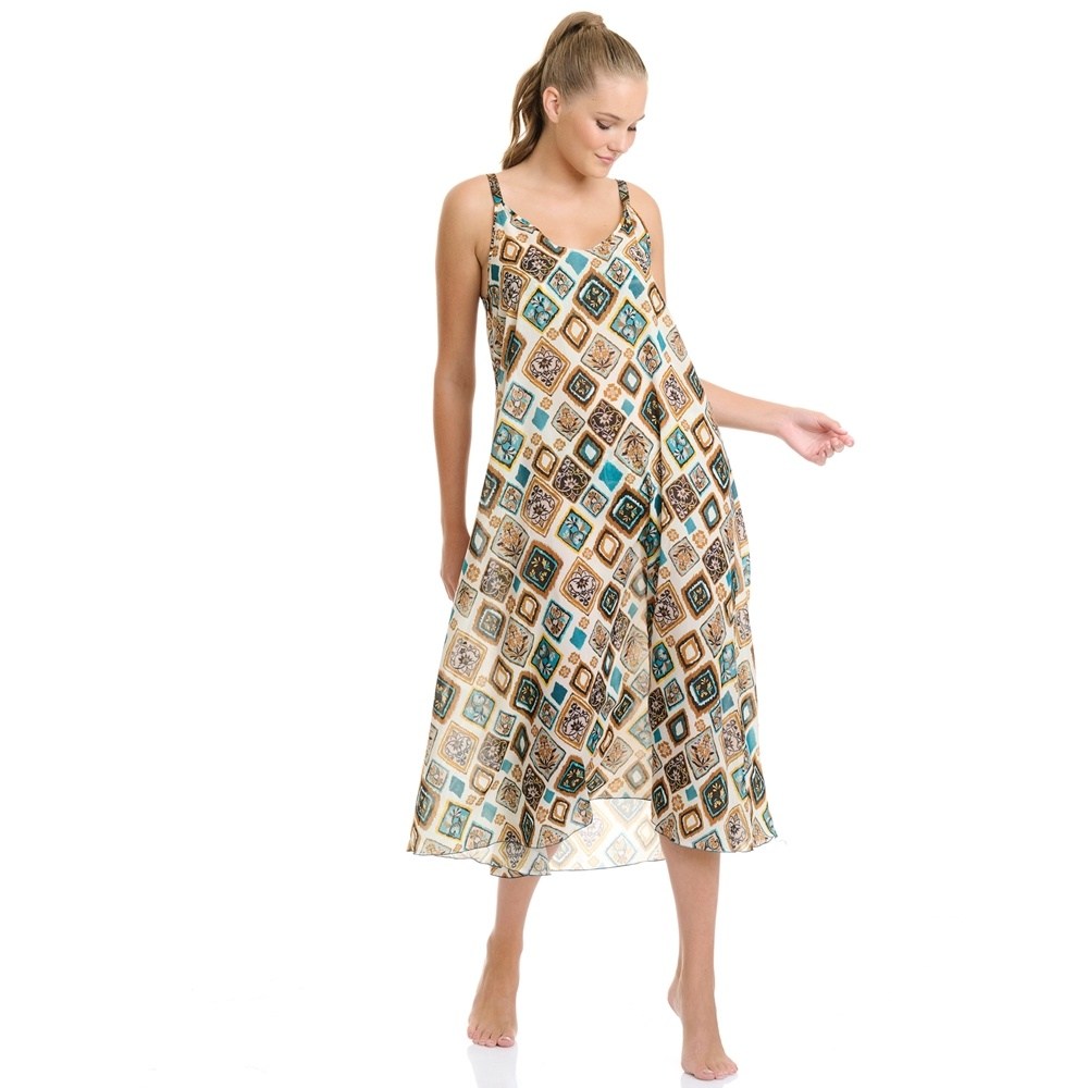 Erka Γυναικείο Φόρεμα Θαλάσσας Beachwear Regular Fit