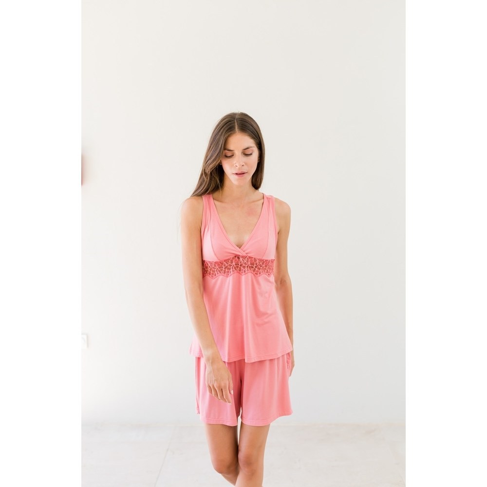 Pink label Γυναικεια Πυζάμα Little Heart S933