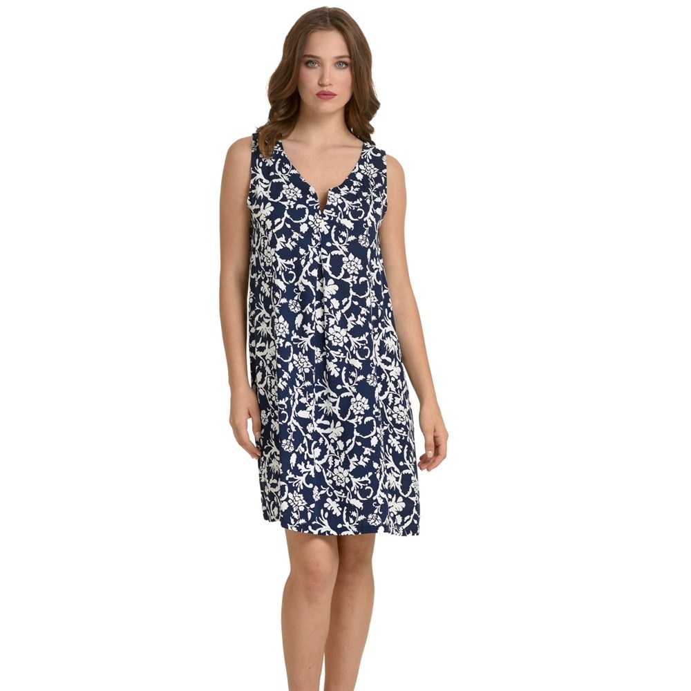 Primavera Γυναικείο Καλοκαιρινό Φόρεμα Θάλασσας Viscose Regular Fit