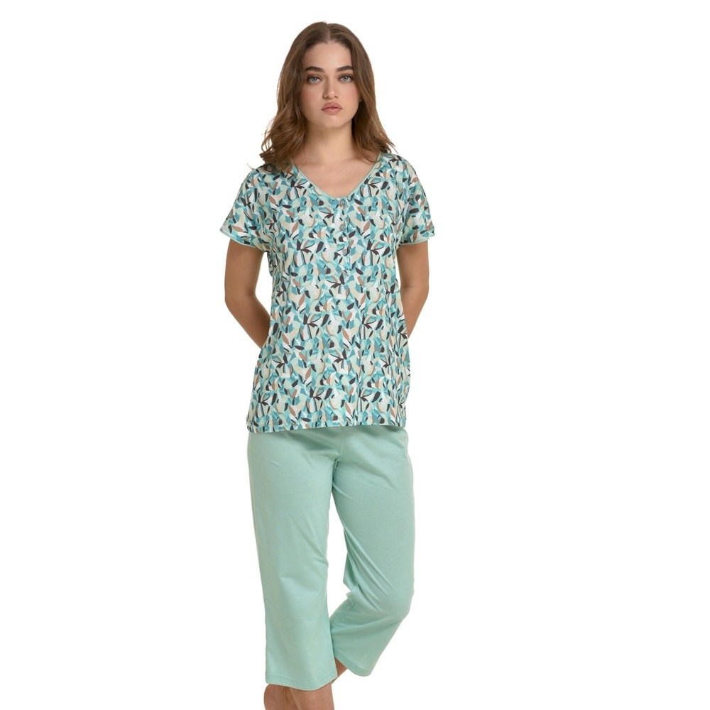 Primavera Γυνακεία Καλοκαιρινή Πυζάμα Βαμβάκι-Modal Regular Fit