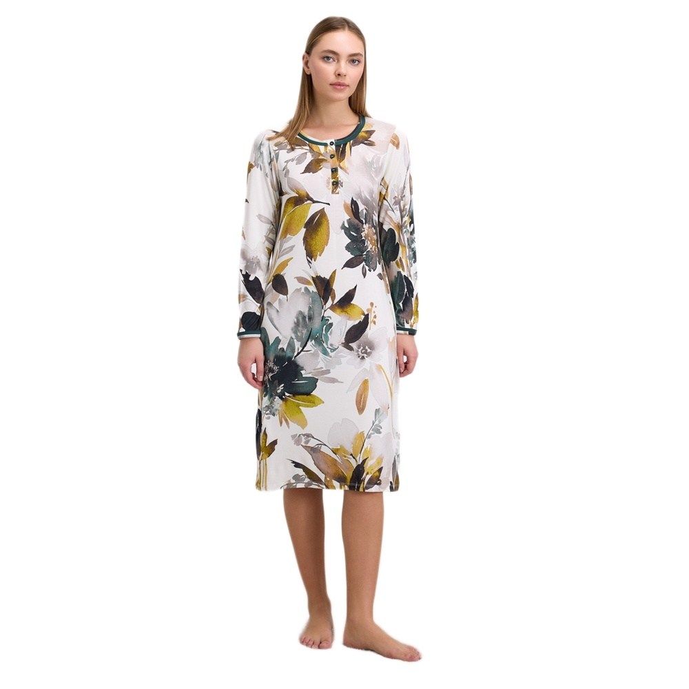 Goldenbay Γυναικείο Χειμερινό Νυχτικό Viscose Regular Fit