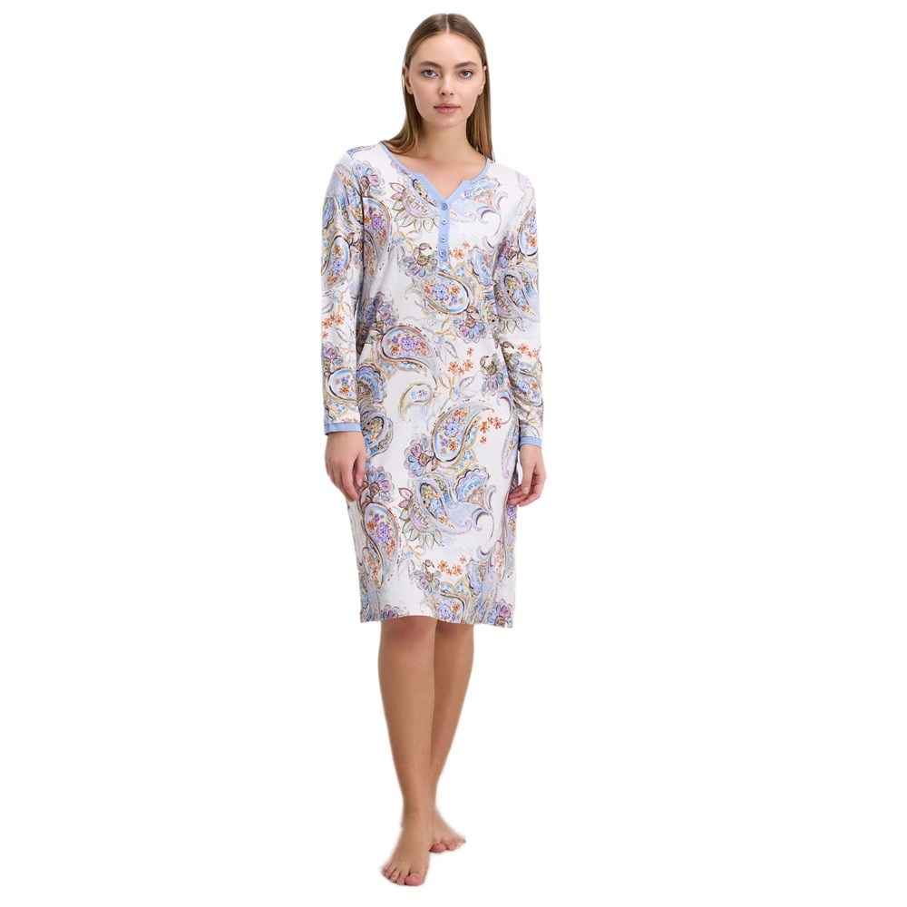 Goldenbay Γυναικείο Χειμερινό Νυχτικό Viscose Regular Fit