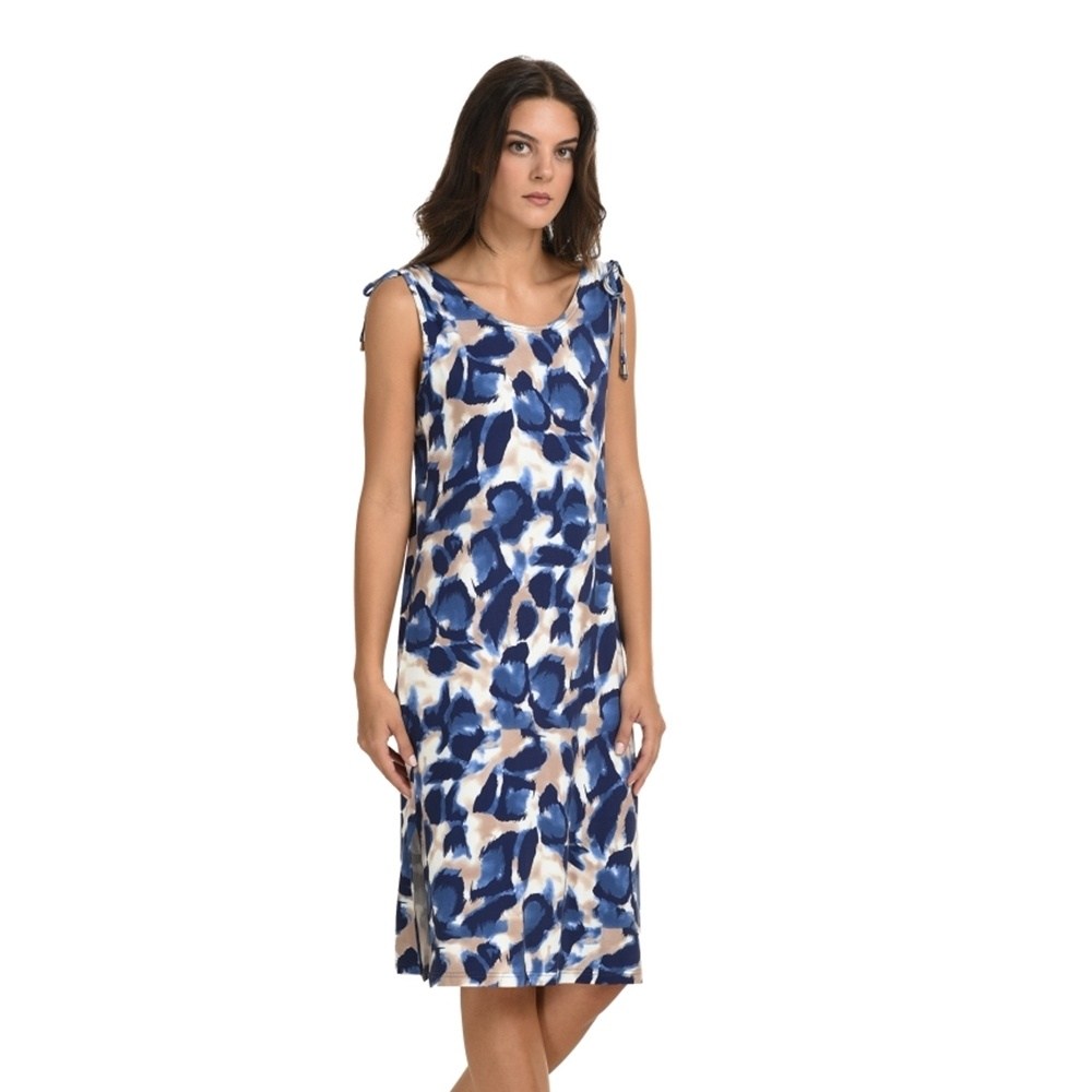 Primavera Γυναικείο Καλοκαιρινό Φόρεμα Θάλασσας Viscose Regular Fit