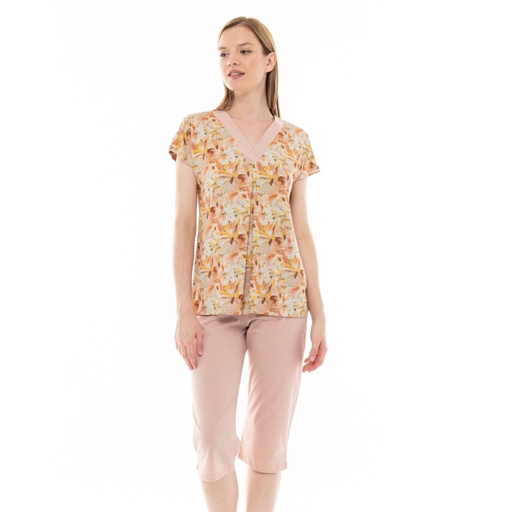 Pink Label Γυναικεια Καλοκαρινή Πυζάμα (Capri)