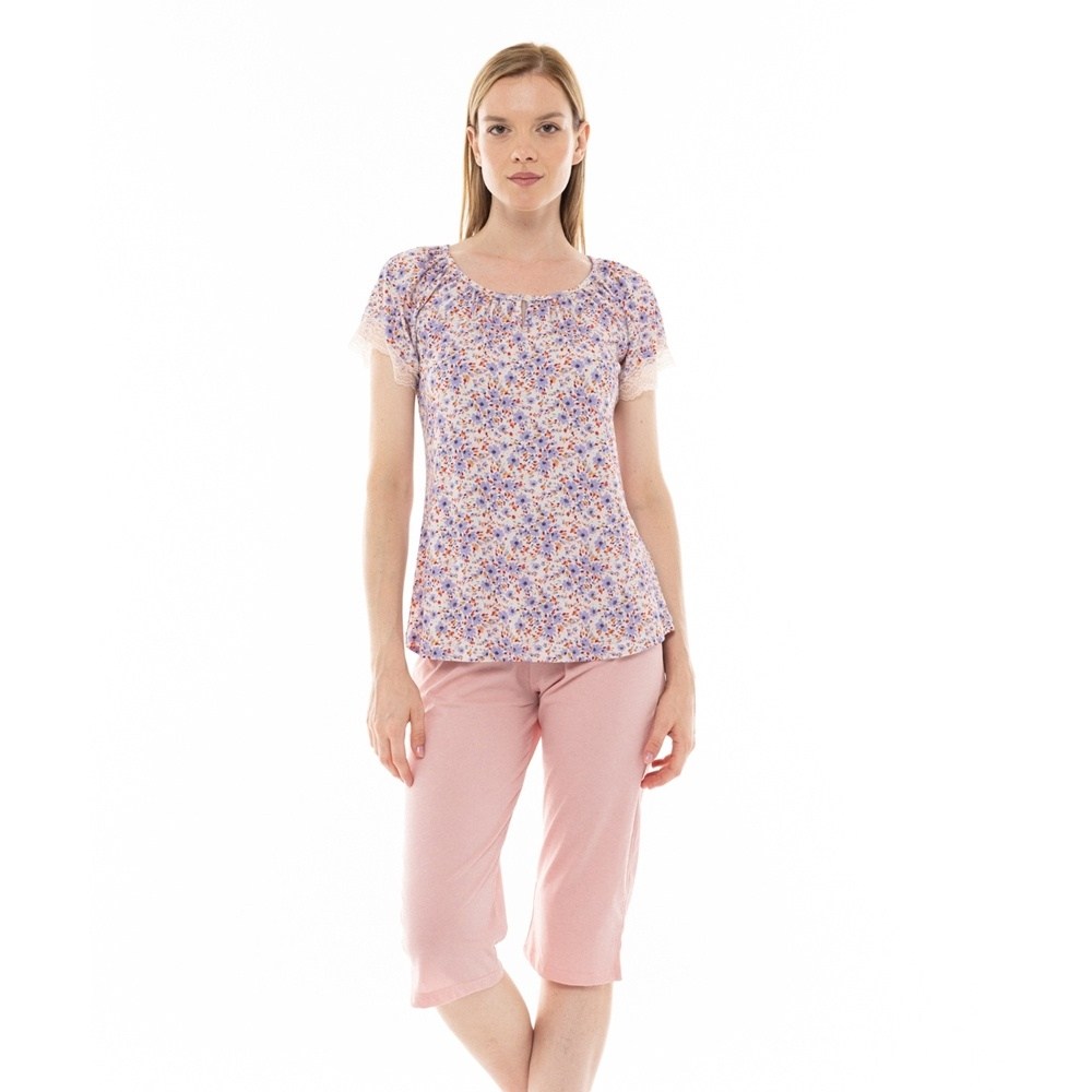 Pink Label Γυναικεια Καλοκαρινή Πυζάμα (Capri)