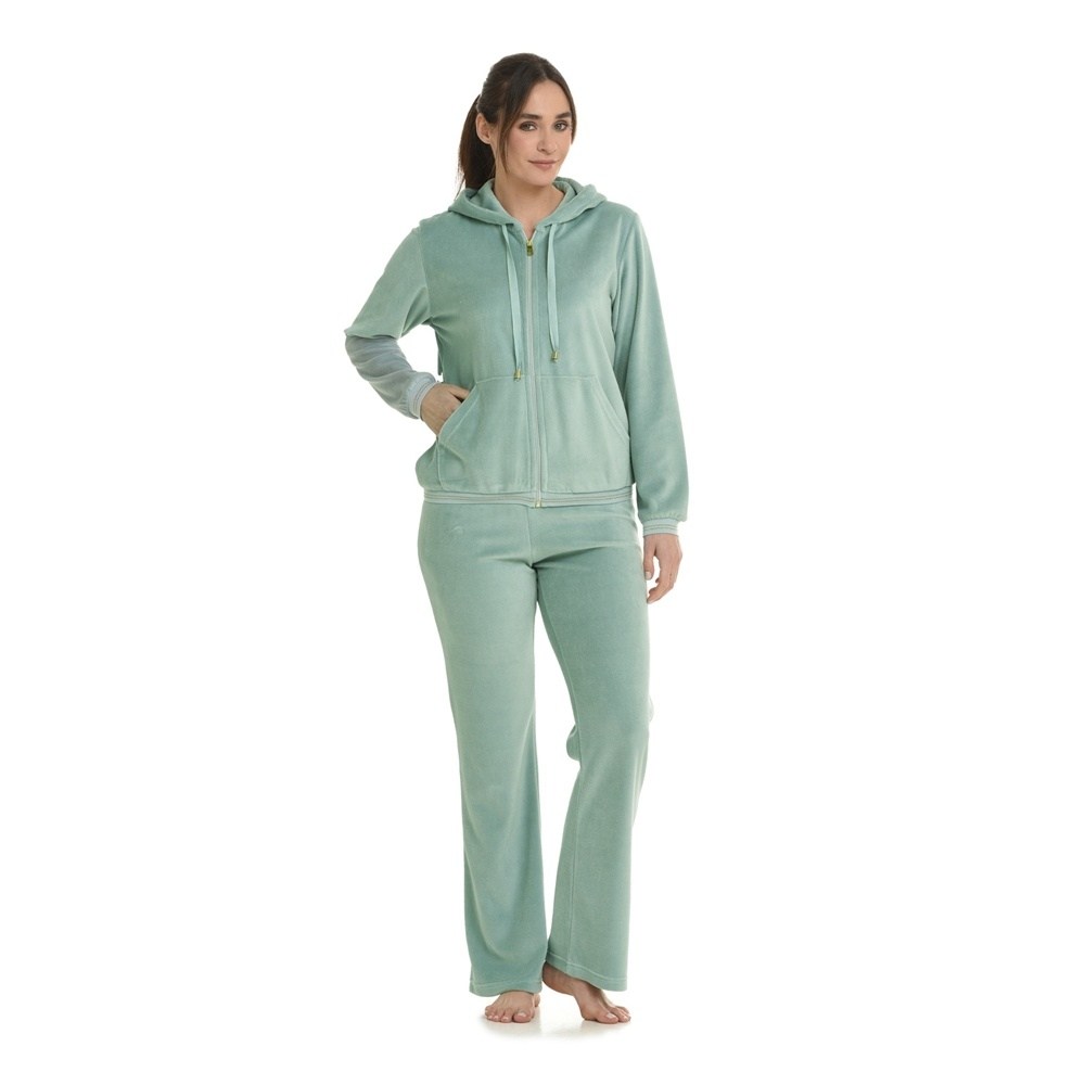Primavera Γυναικεία Χειμερινή Φόρμα- Homewear Βελούδο Regular Fit