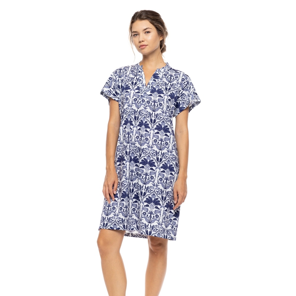 Pink Label Γυναικείο Καλοκαιρινό Νυχτικό Βαμβάκι Regular Fit